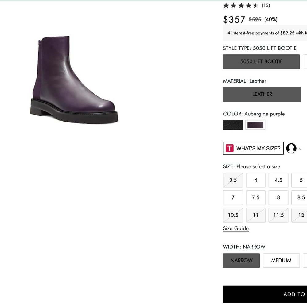 Weitzman 50/50 Booties in the SOLD OUT Aubergine SIZE 10 Narrow